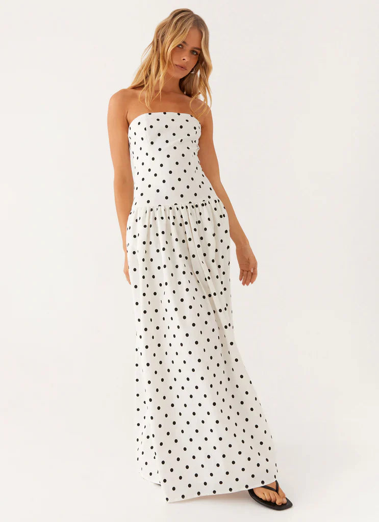 ALESSIA STRAPLESS MAXI DRESS