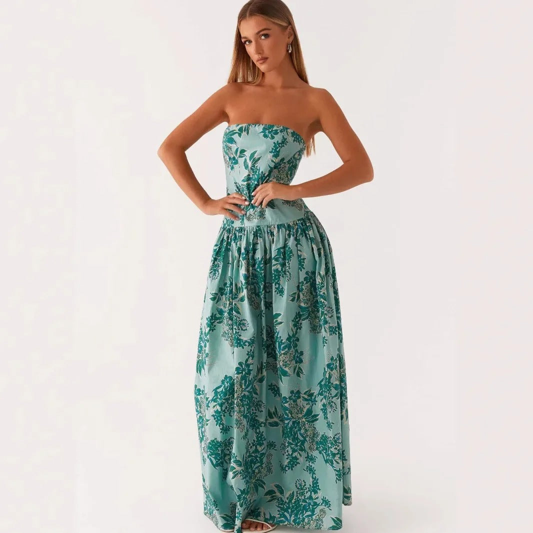 ALESSIA STRAPLESS MAXI DRESS