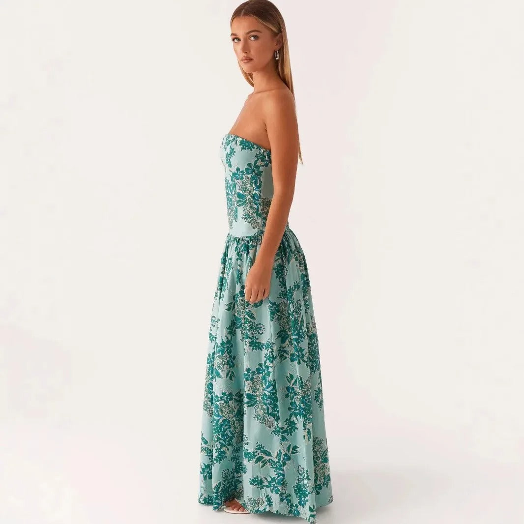 ALESSIA STRAPLESS MAXI DRESS