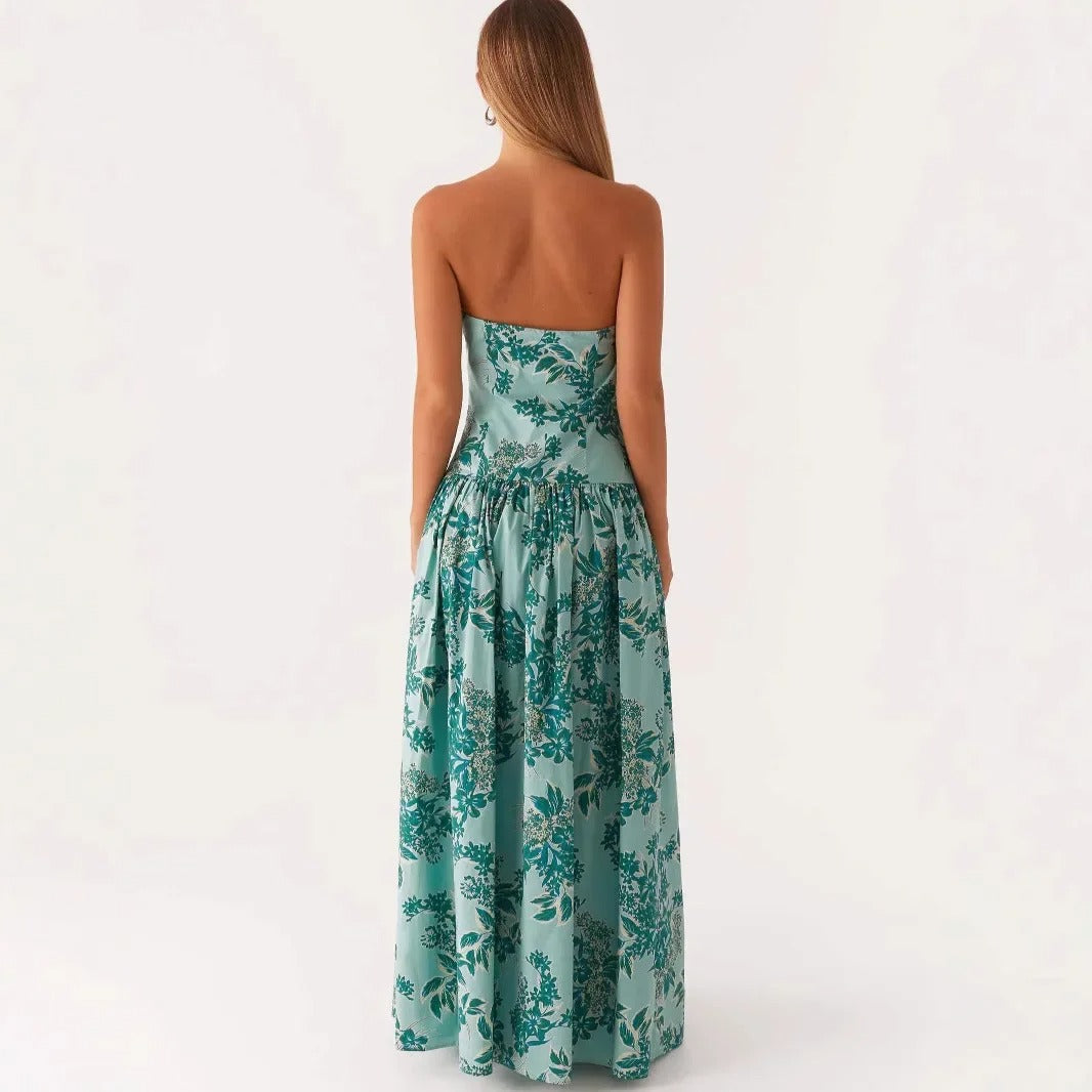 ALESSIA STRAPLESS MAXI DRESS