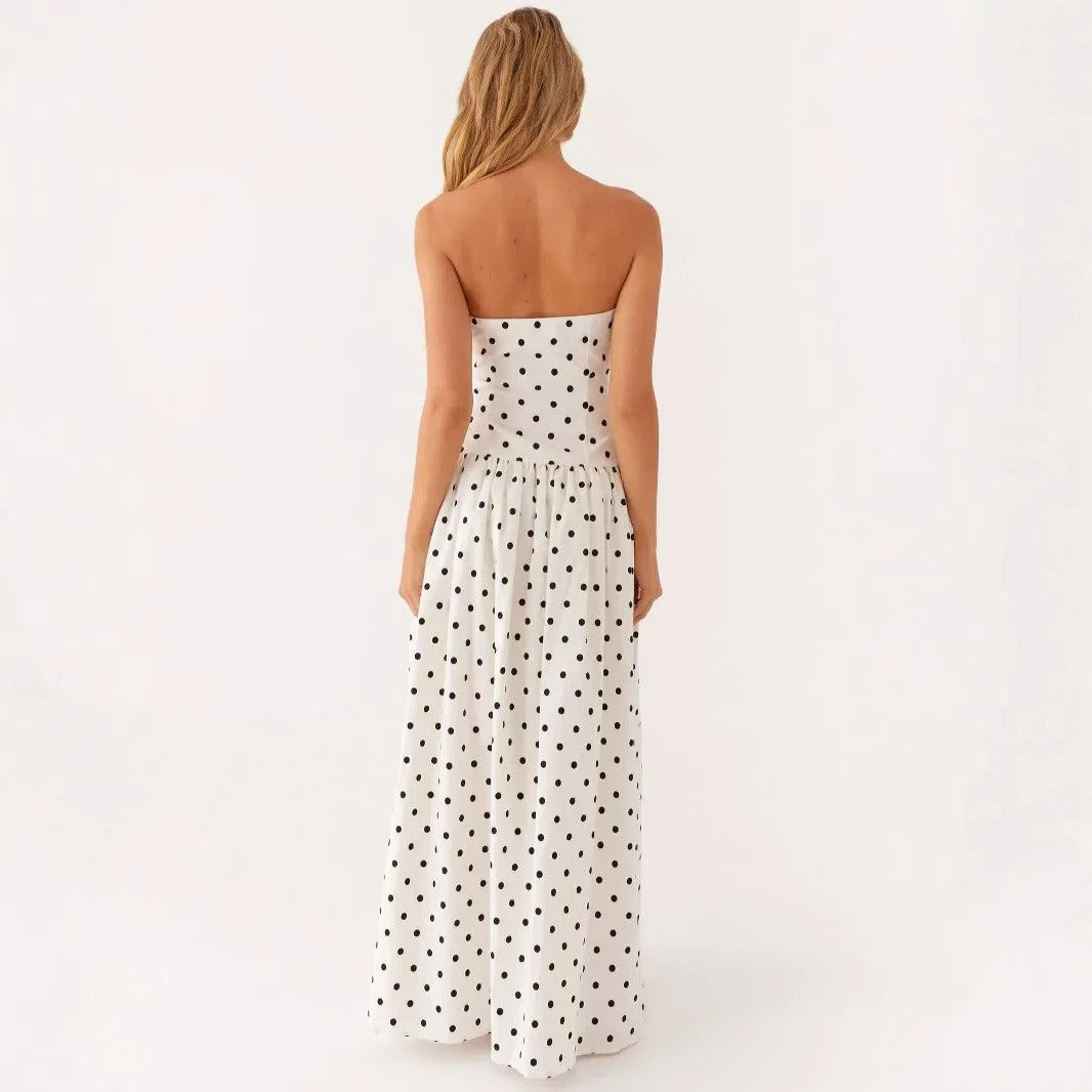 ALESSIA STRAPLESS MAXI DRESS