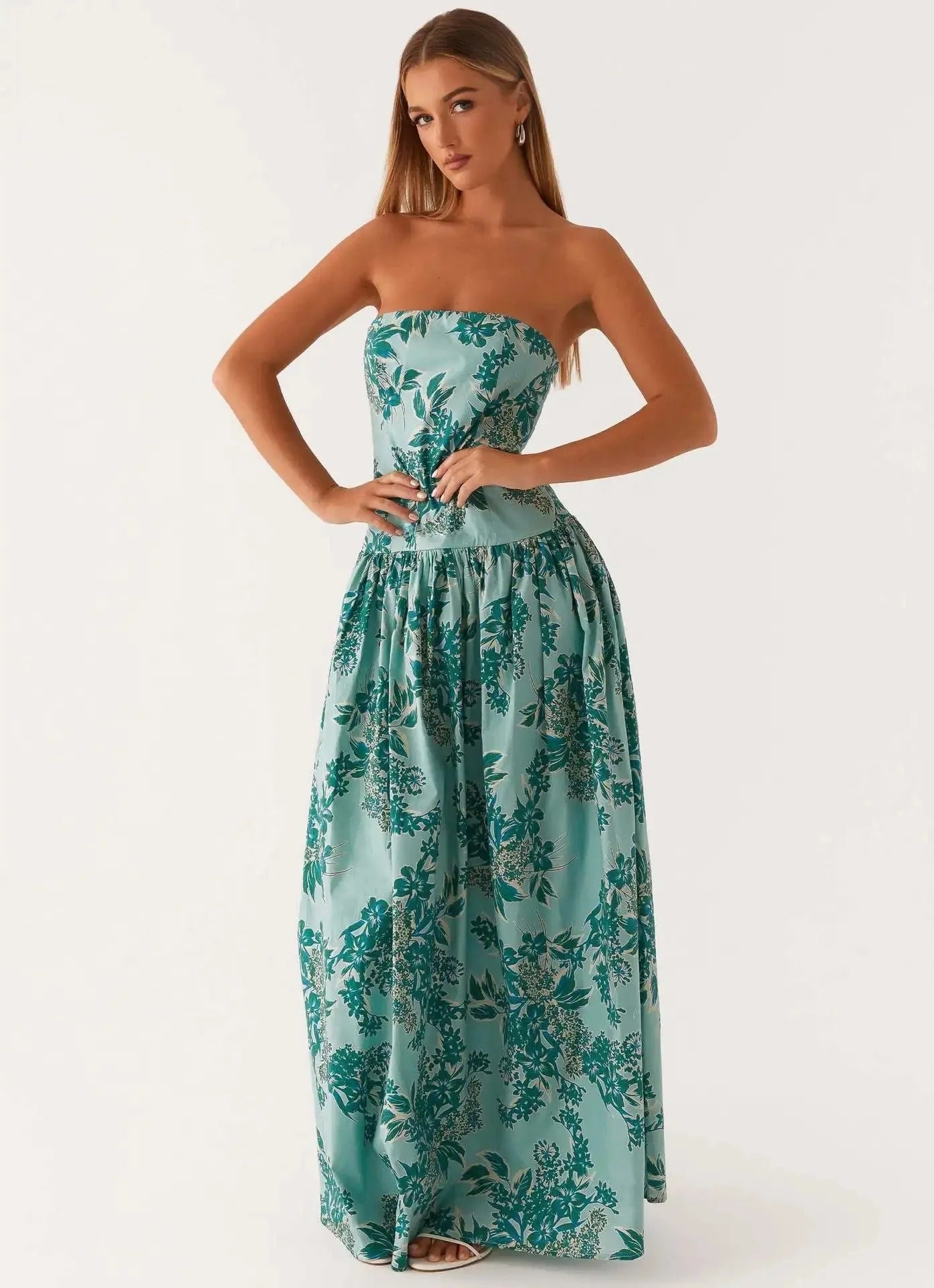ALESSIA STRAPLESS MAXI DRESS