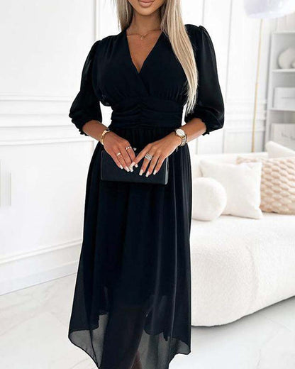 ANALIA WAISTED MIDI DRESS
