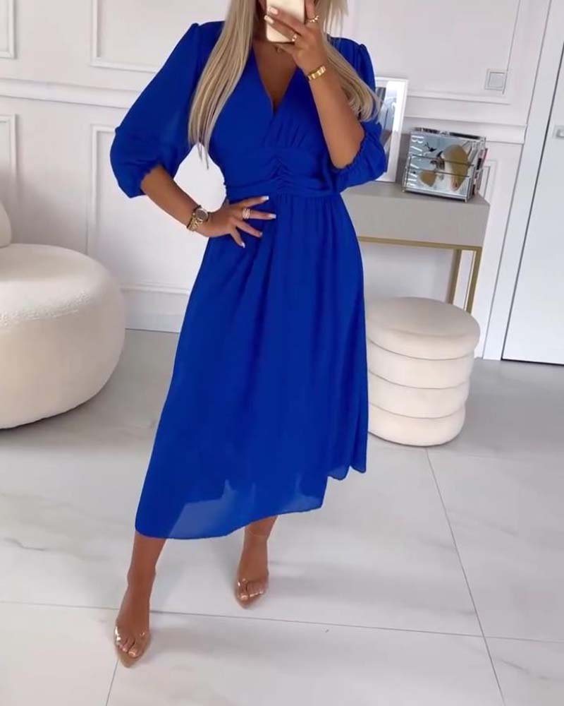 ANALIA WAISTED MIDI DRESS