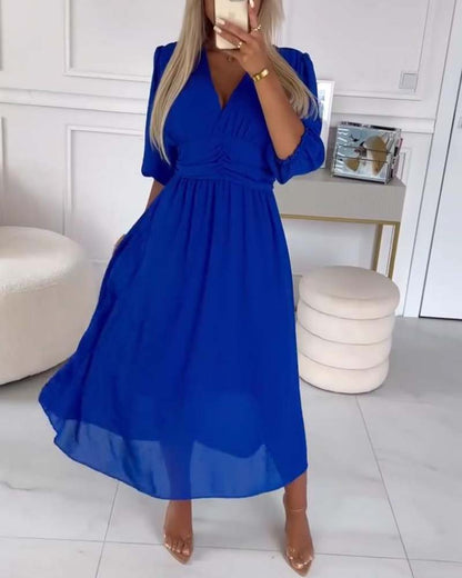 ANALIA WAISTED MIDI DRESS