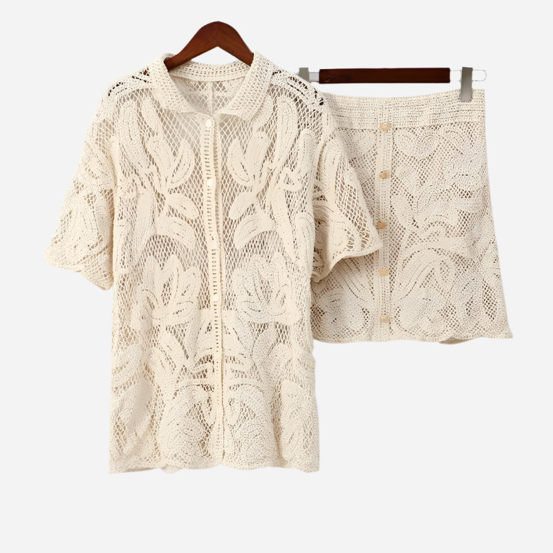 ALIYAH CUT-OUT SKIRT SET