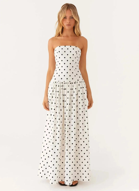 ALESSIA STRAPLESS MAXI DRESS